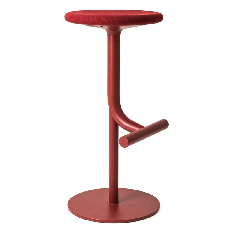 Tibu bar stool by Magis #bordeaux - bordeaux Steelcut 615 #