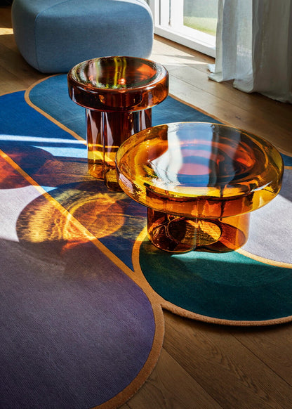 Soda coffee table, amber