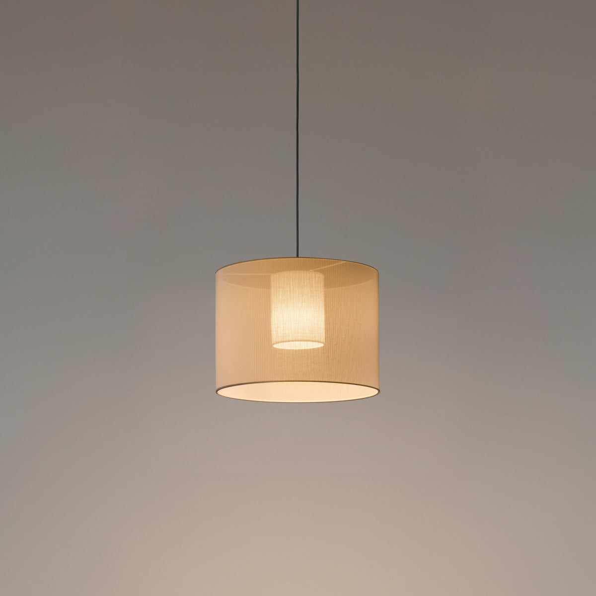 Moaré Liviana - LED polyester pendant lamp