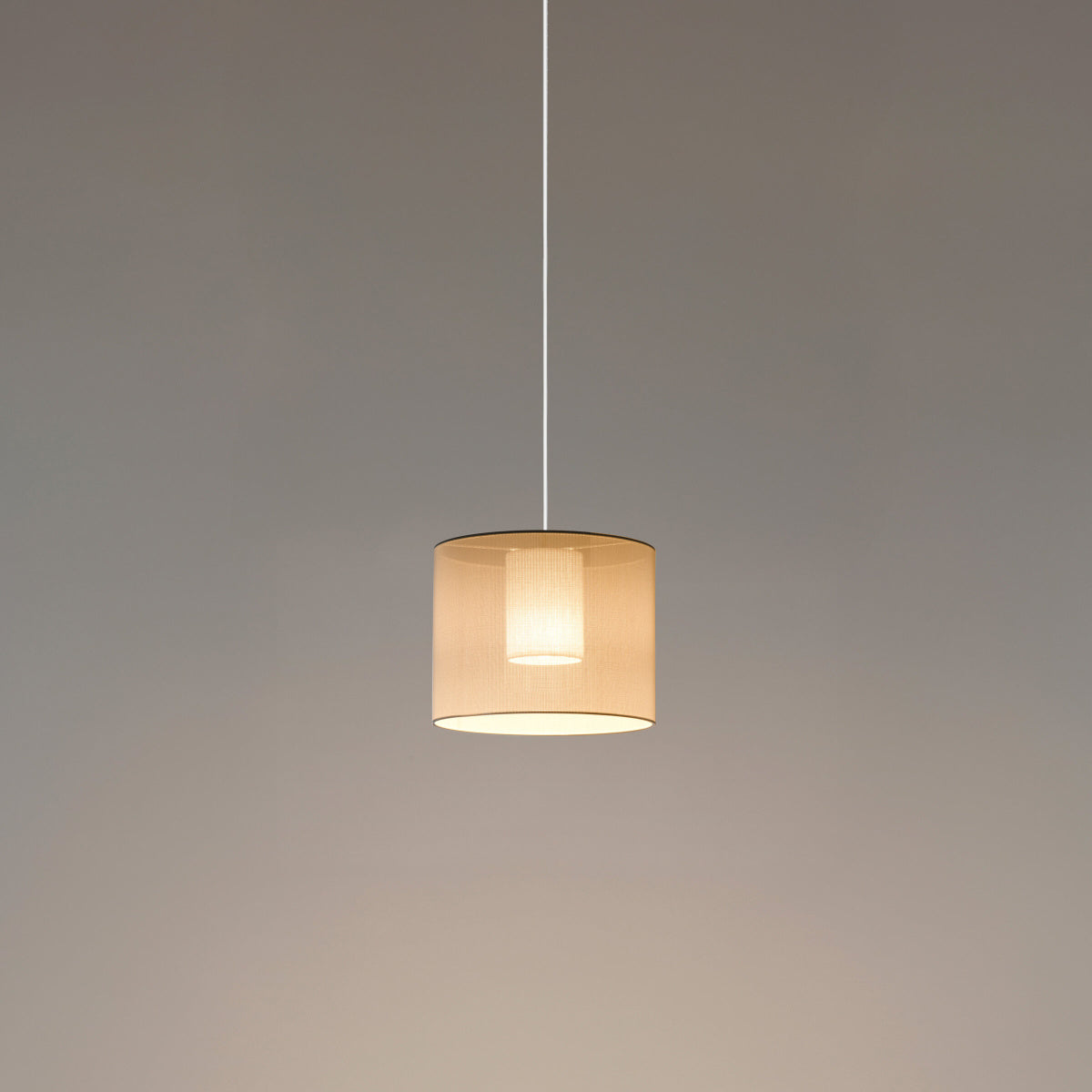 Moaré Liviana - LED polyester pendant lamp