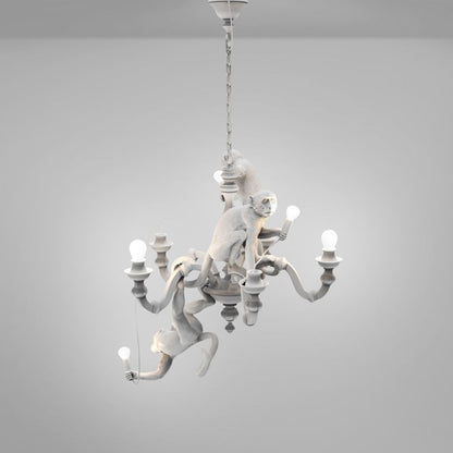 MONKEY CHANDELIER - LED resin chandelier.