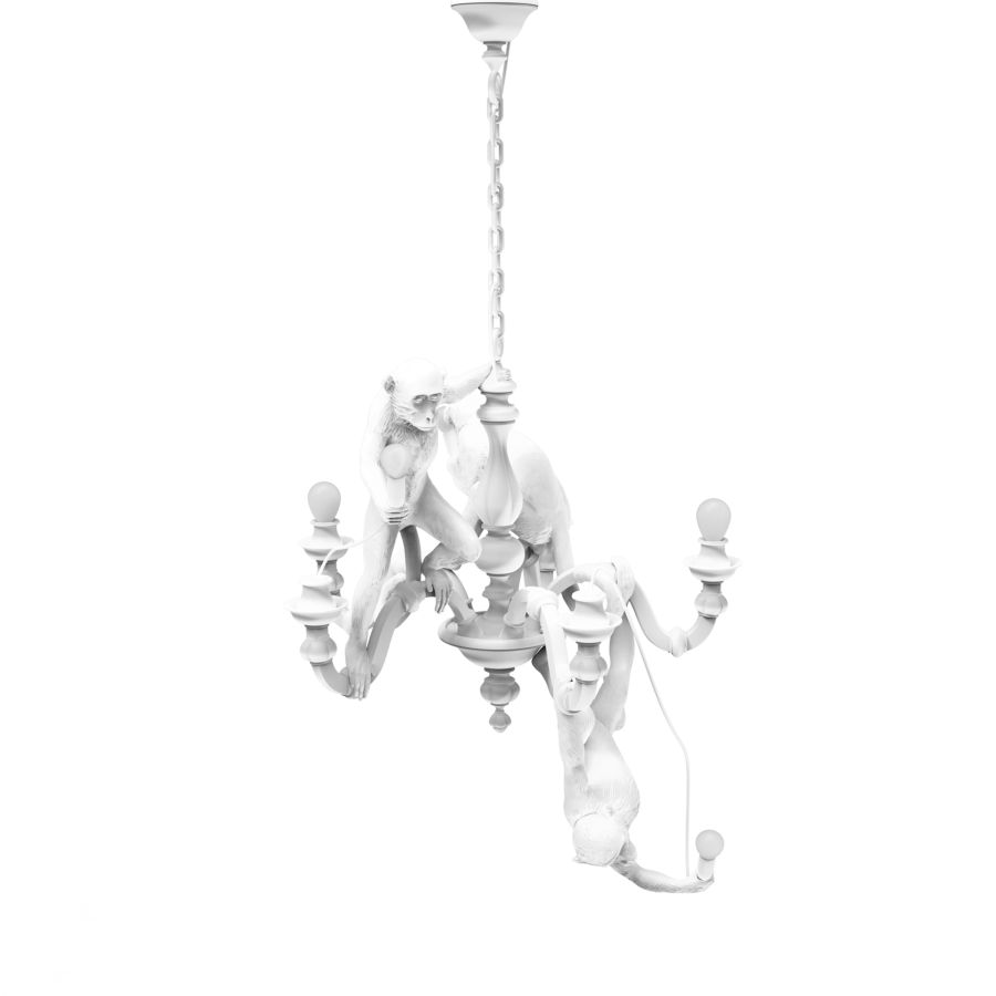 MONKEY CHANDELIER - LED resin chandelier.