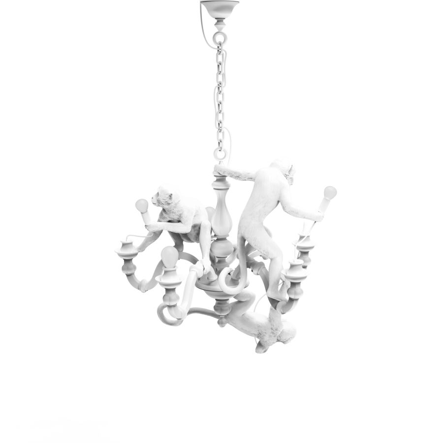 MONKEY CHANDELIER - LED resin chandelier.
