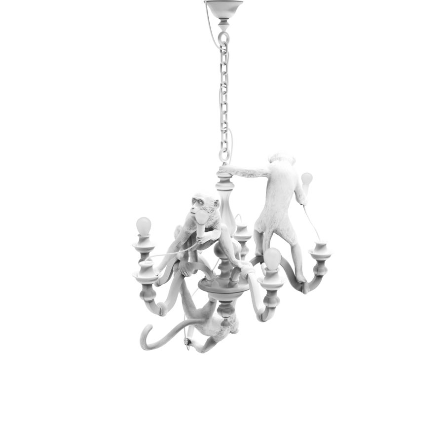 MONKEY CHANDELIER - LED resin chandelier.