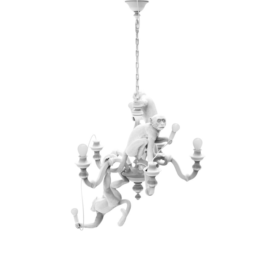 MONKEY CHANDELIER - LED resin chandelier.