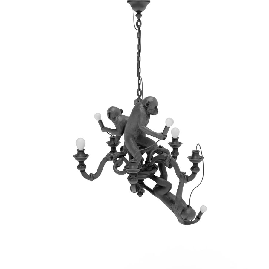 MONKEY CHANDELIER - LED resin chandelier.
