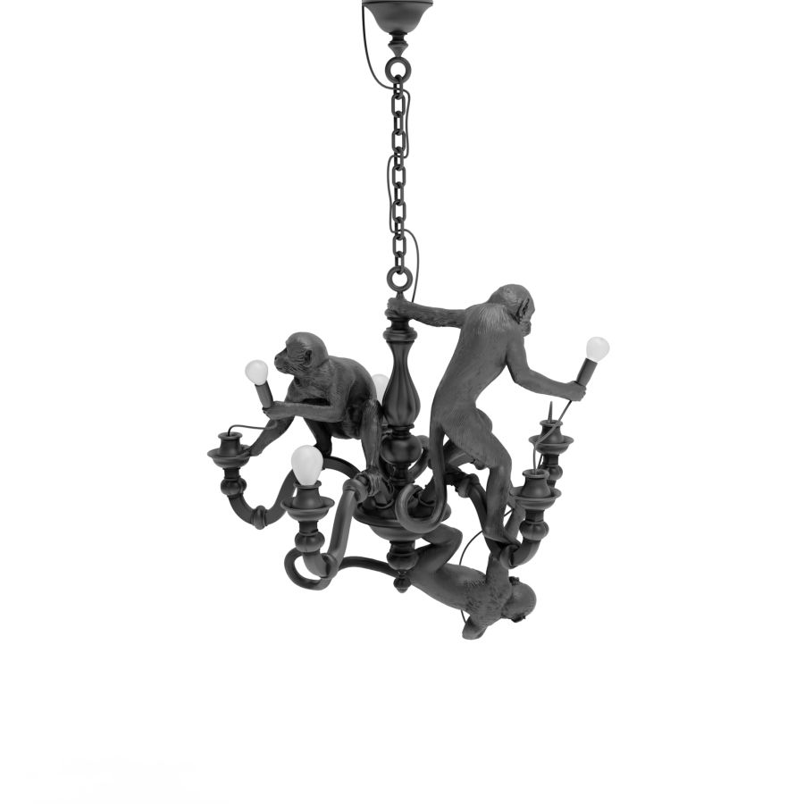 MONKEY CHANDELIER - LED resin chandelier.