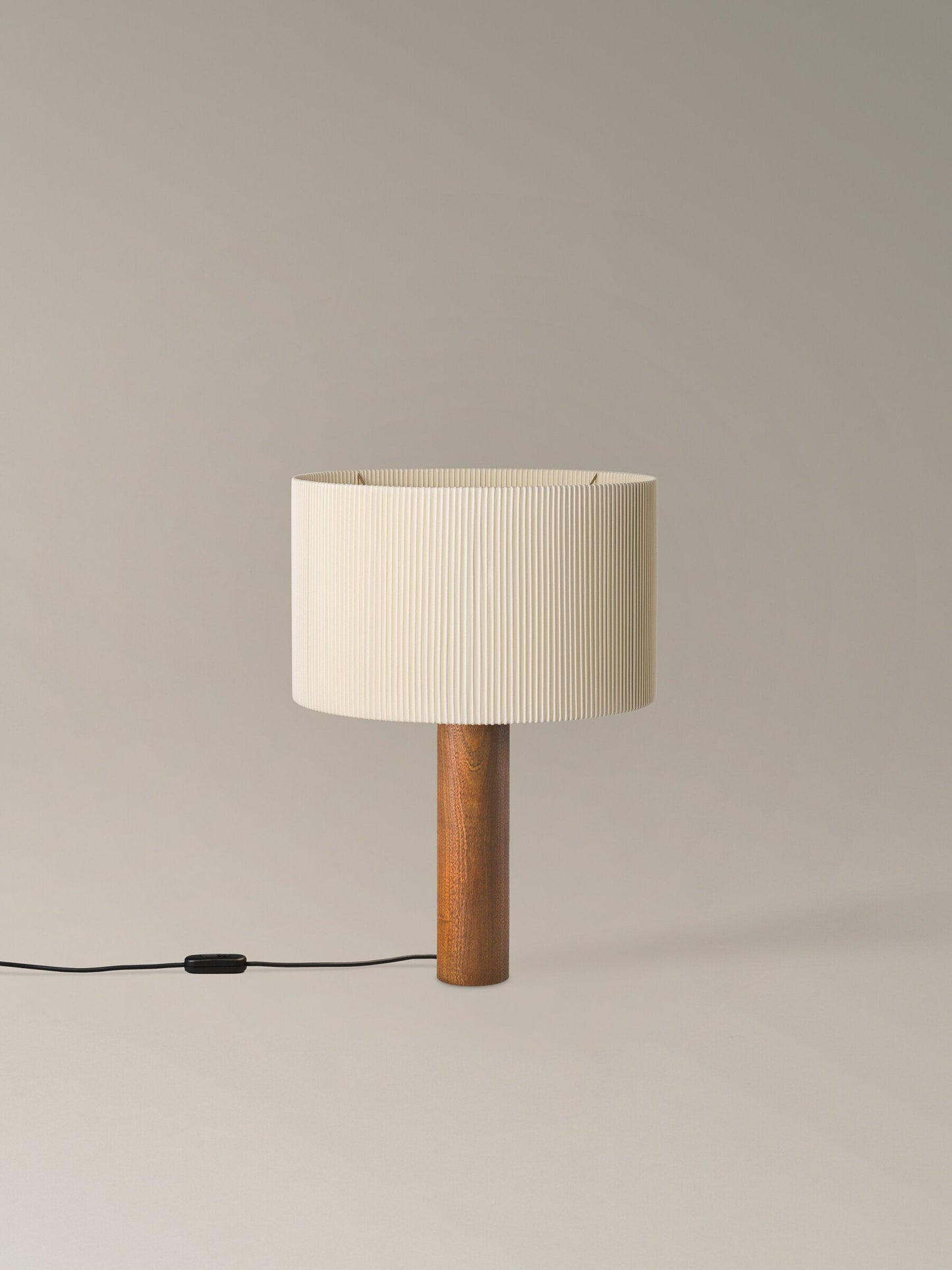 MORAGAS - LED Sapele wood table lamp.