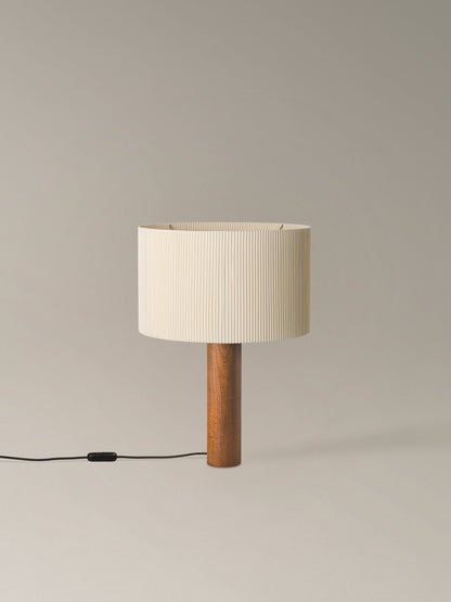 MORAGAS - LED Sapele wood table lamp.