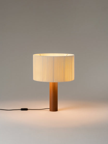 MORAGAS - LED Sapele wood table lamp.