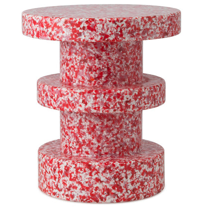 Bit stool, stack, red