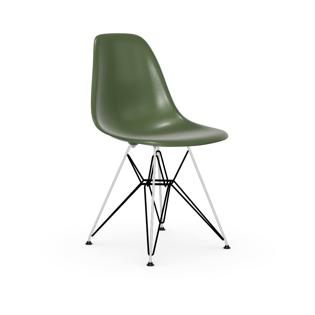Eames Plastic Side Chair DSR (without upholstery).