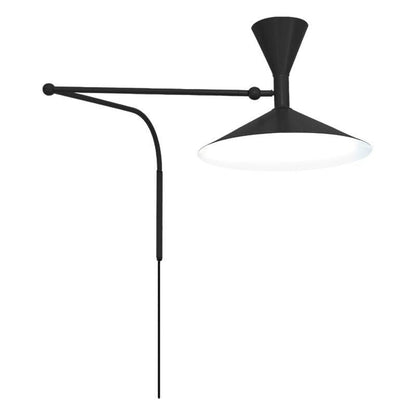 Lampe de Marseille - Adjustable aluminium wall lamp.