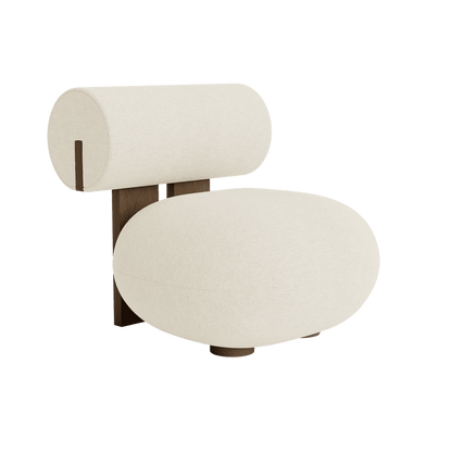 HIPPO LOUNGE - Fabric easy chair.