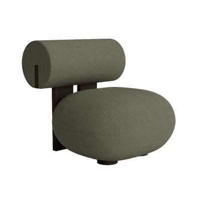 HIPPO LOUNGE - Fabric easy chair.