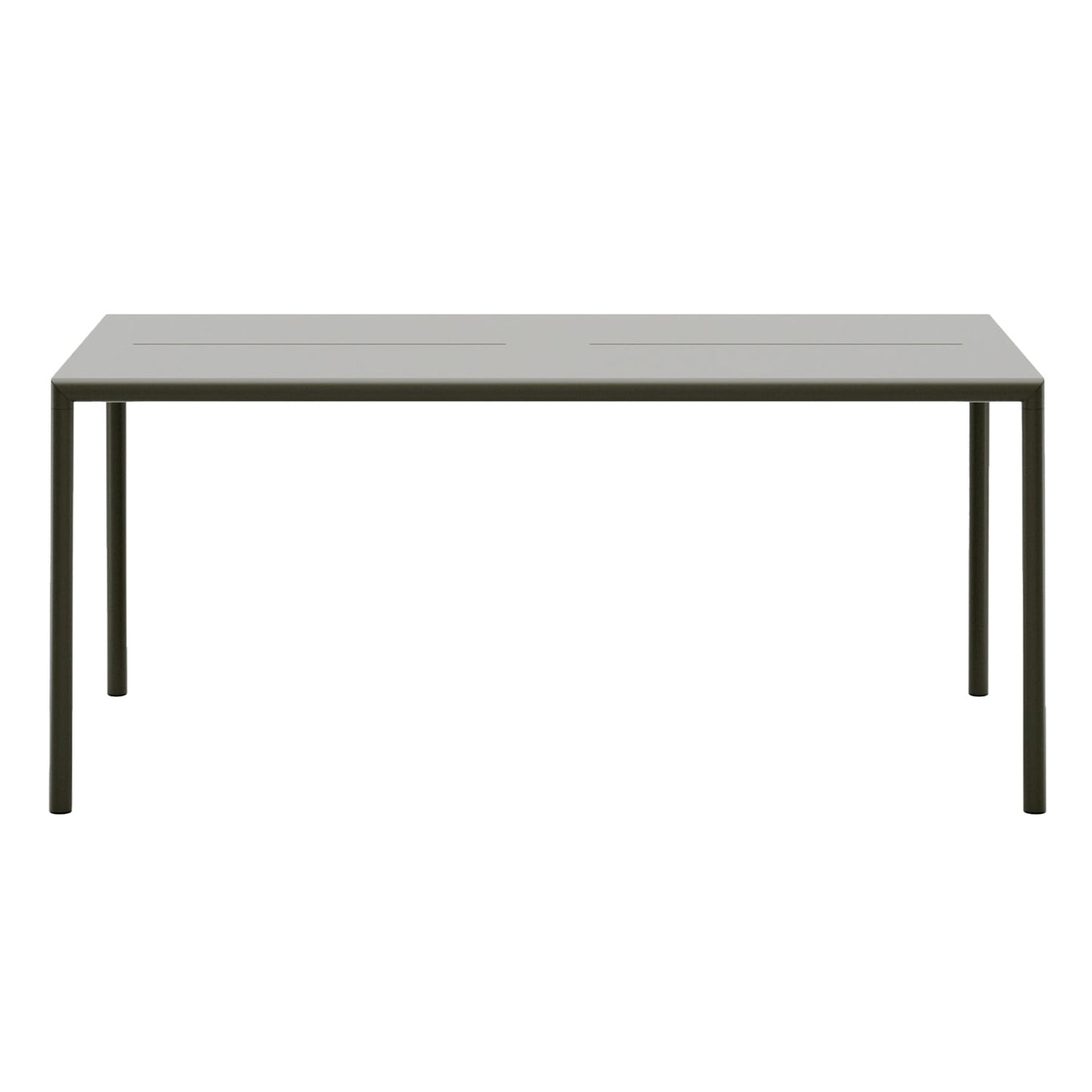 May table, 170 x 85 cm, dark green