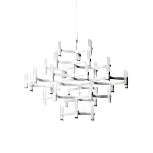 CROWN MAJOR - Die cast aluminium chandelier.