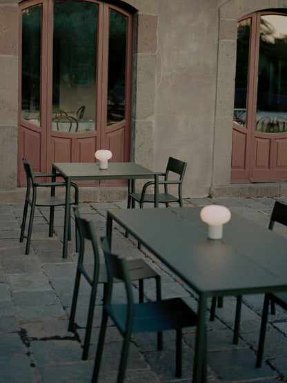 May table, 170 x 85 cm, dark green