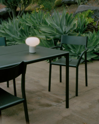 May table, 170 x 85 cm, dark green
