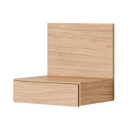 Tana wall mounted nightstand, oak