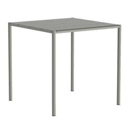 Sine dining table, 75.5 x 75.5 cm, grey