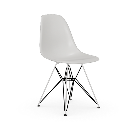Eames Plastic Side Chair DSR (without upholstery).