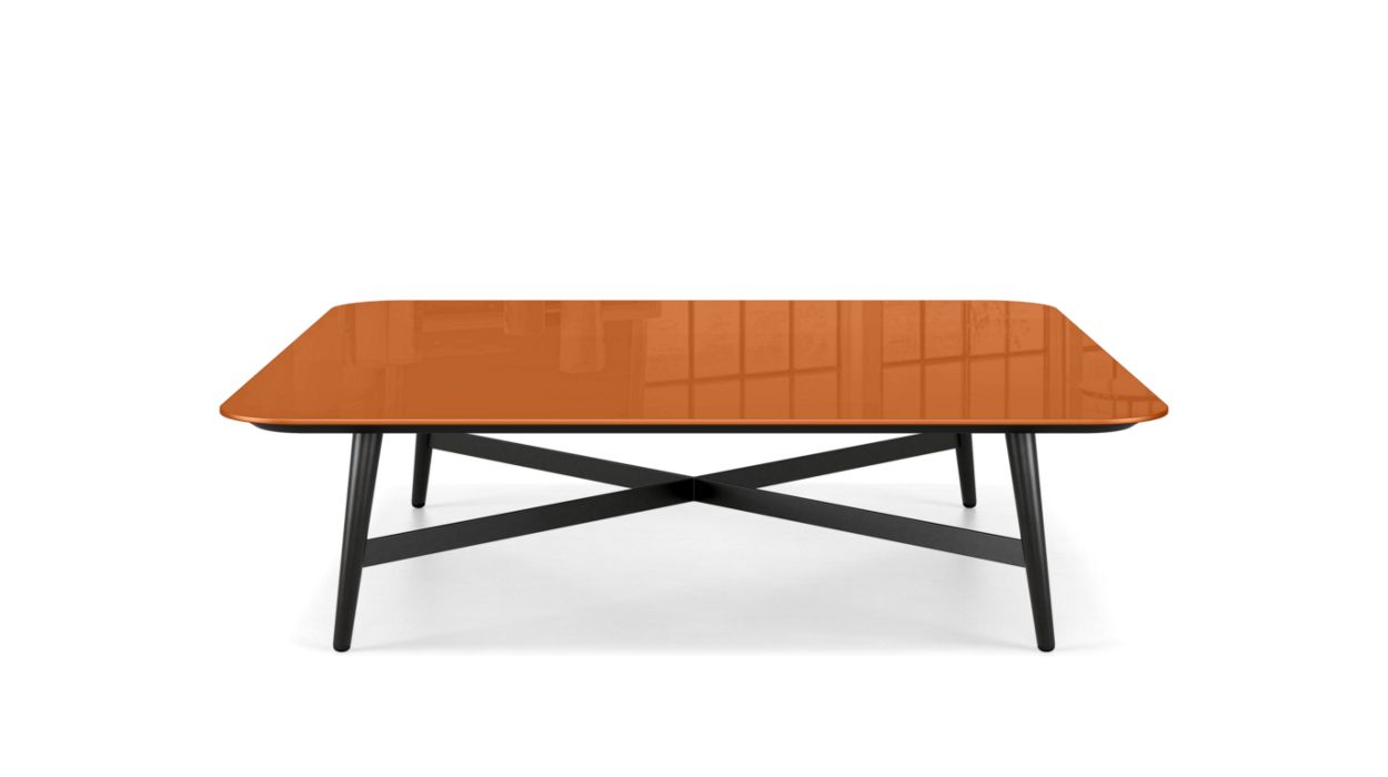 OCTET COCKTAIL TABLE - LACQUERED GLASS by Roche Bobois