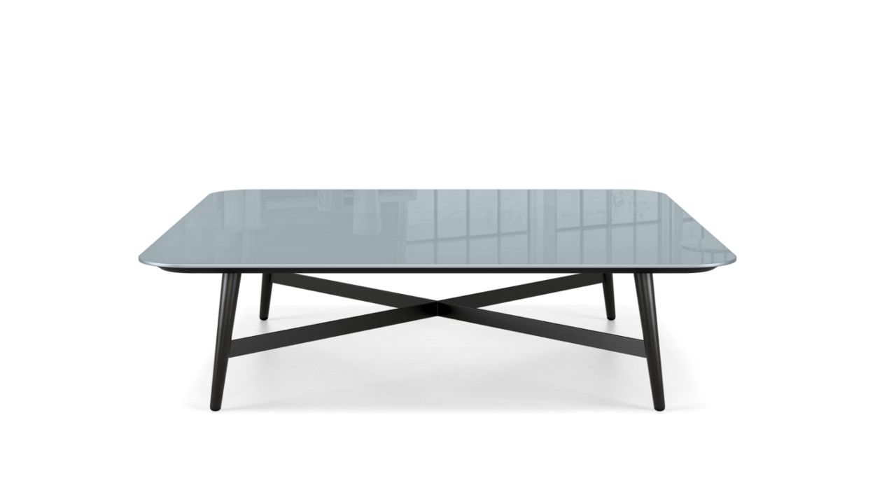 OCTET COCKTAIL TABLE - LACQUERED GLASS by Roche Bobois