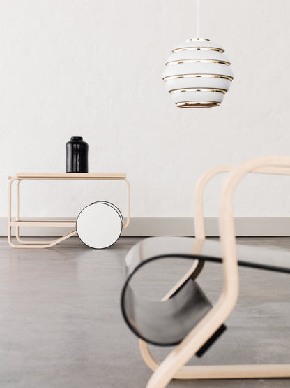 Aalto tea trolley 901, black - birch