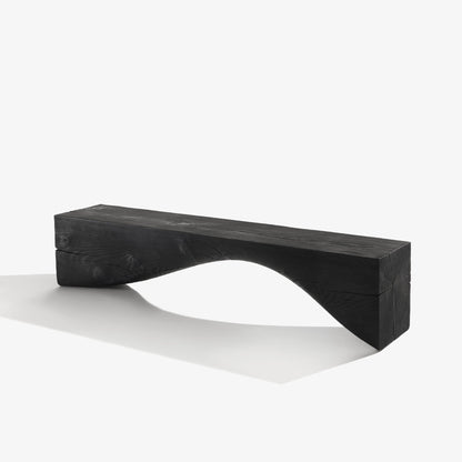 CURVE BENCH - Cedarwood bench.