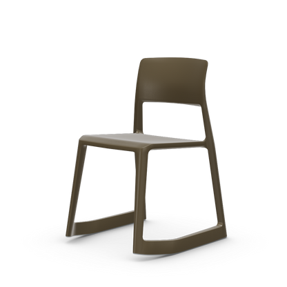 Tip Ton - solid plastic chair with a forward-tilt.
