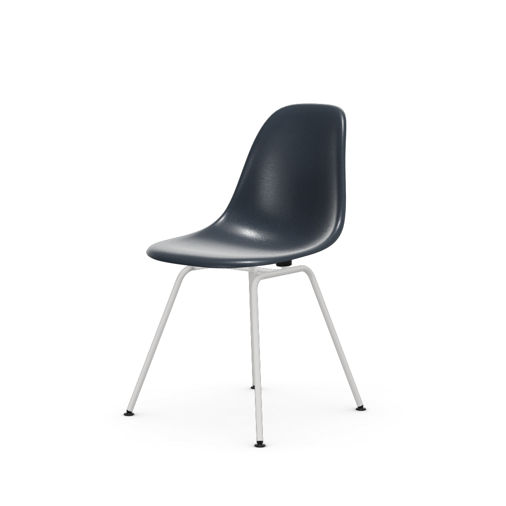 Eames Fiberglass Side Chair DSX (without upholstery).