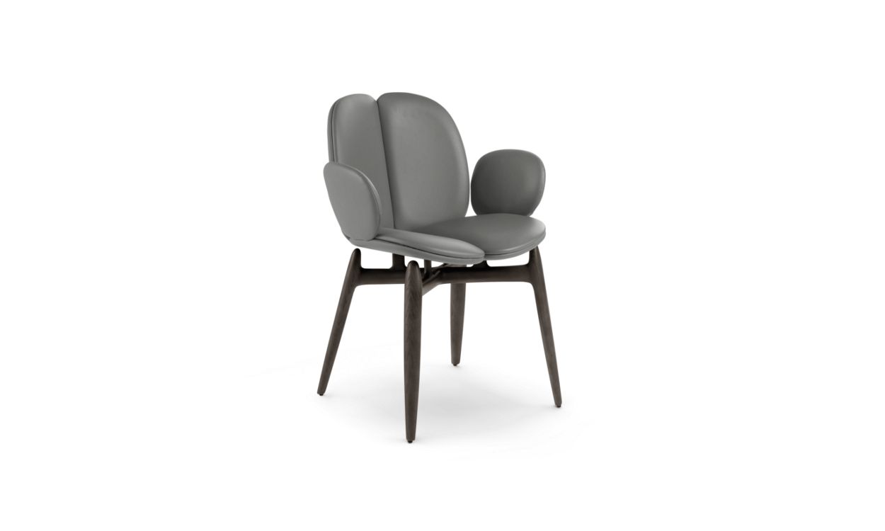 PULP DINING ARMCHAIR IN STAINED ASH WOOD by Roche Bobois