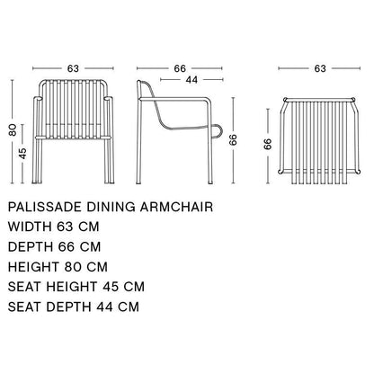 Palissade Dining Armchair.