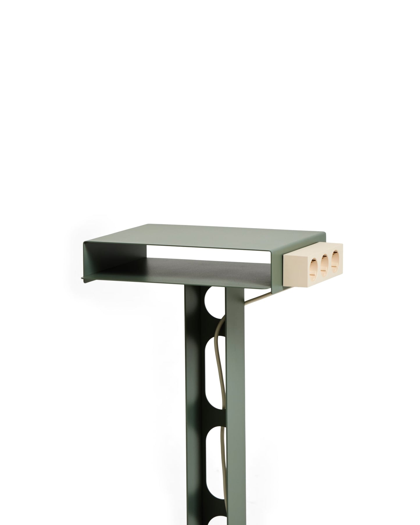 Sidekick table, mossy green