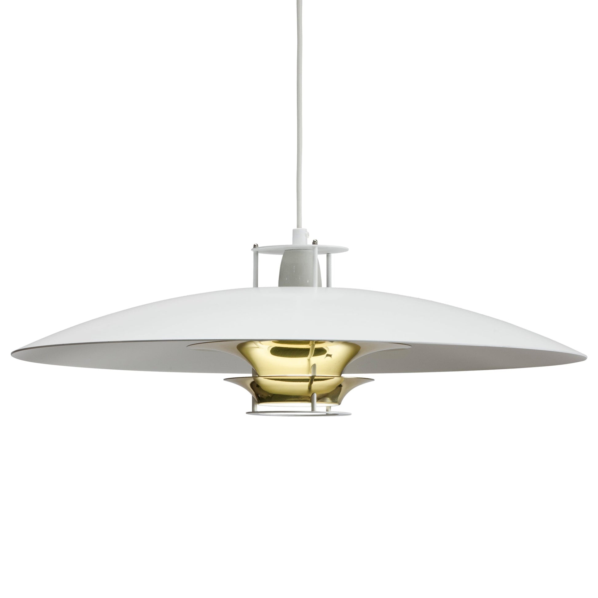 Artek Pendant Light JL341 — white/brass