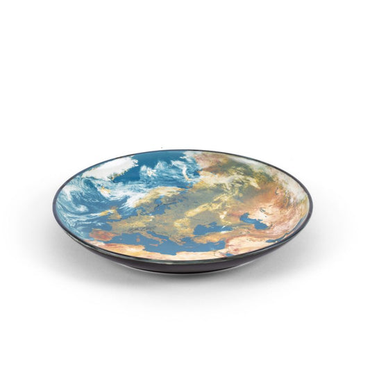Cosmic Diner Earth Europe Tray - Porcelain Tray