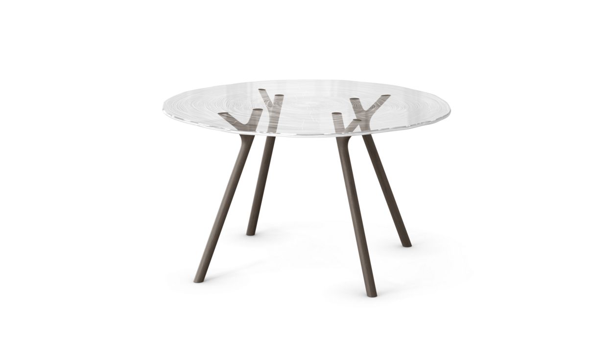 PLEXIWOOD DINING TABLE by Roche Bobois