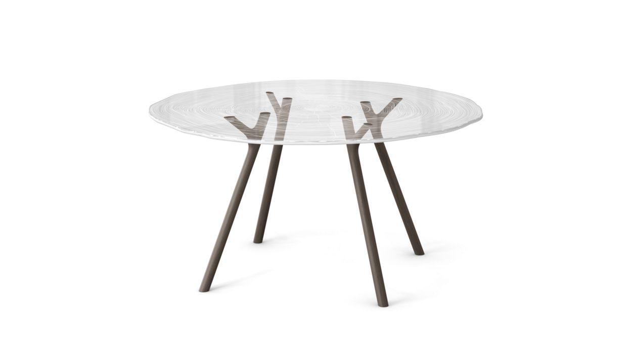 PLEXIWOOD DINING TABLE by Roche Bobois