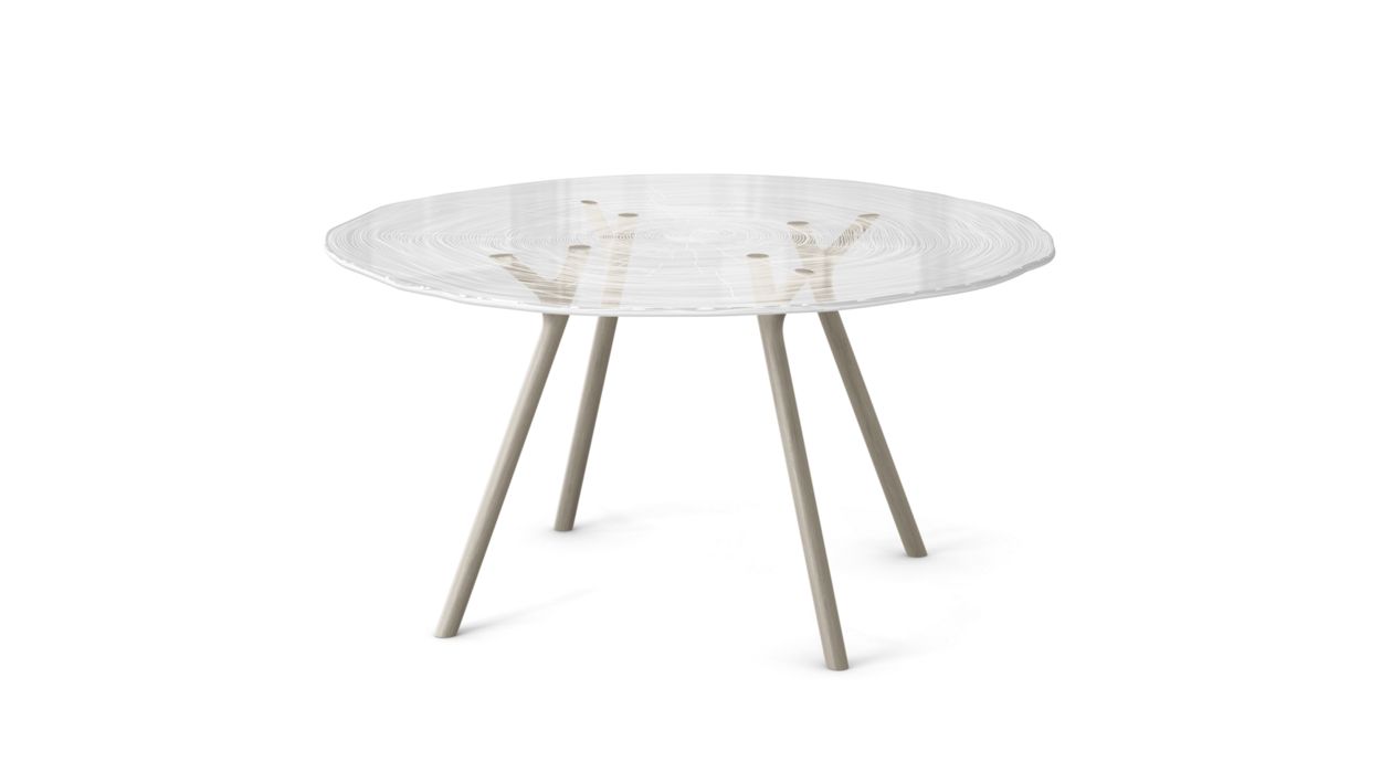 PLEXIWOOD DINING TABLE by Roche Bobois
