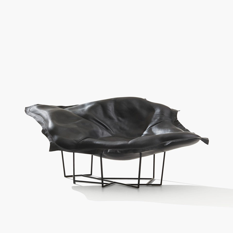 Wallace Lounge Chairs (Upholstery Material - Leather Silk)