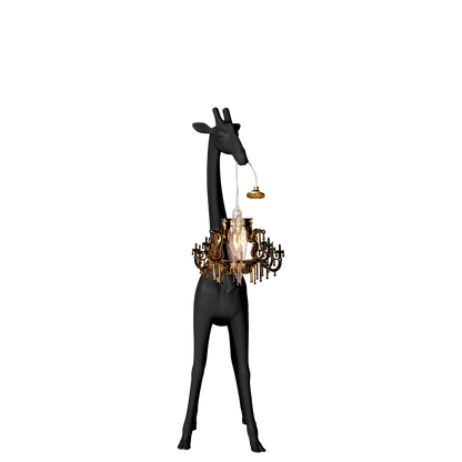 Giraffe In Love Xs table/floor lamp by Qeeboo #Black