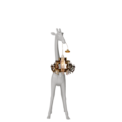 Giraffe In Love Xs table/floor lamp by Qeeboo #Cold Sand