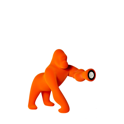 Kong Xs Velvet Finish table / floor lamp by Qeeboo #Orange