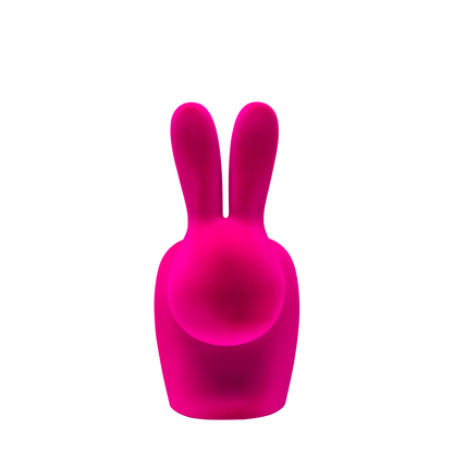 Rabbit Chair Velvet Finish by Qeeboo # Fuxia