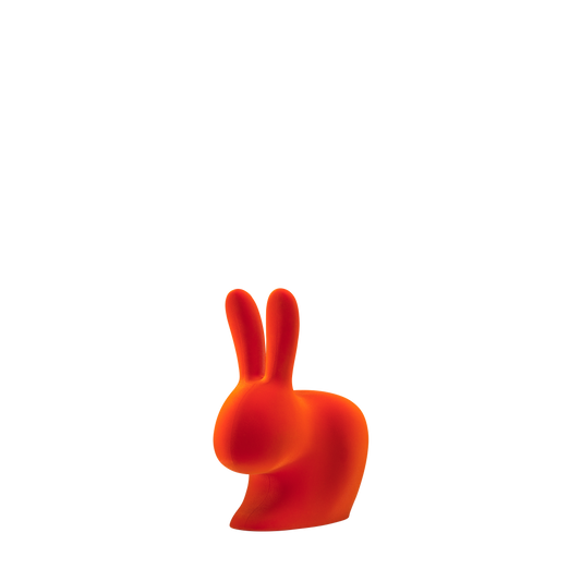 Rabbit XS Bookend Velvet Finish by Qeeboo
