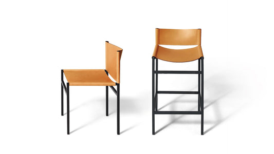 REA Outdoor - Tanned leather garden chair