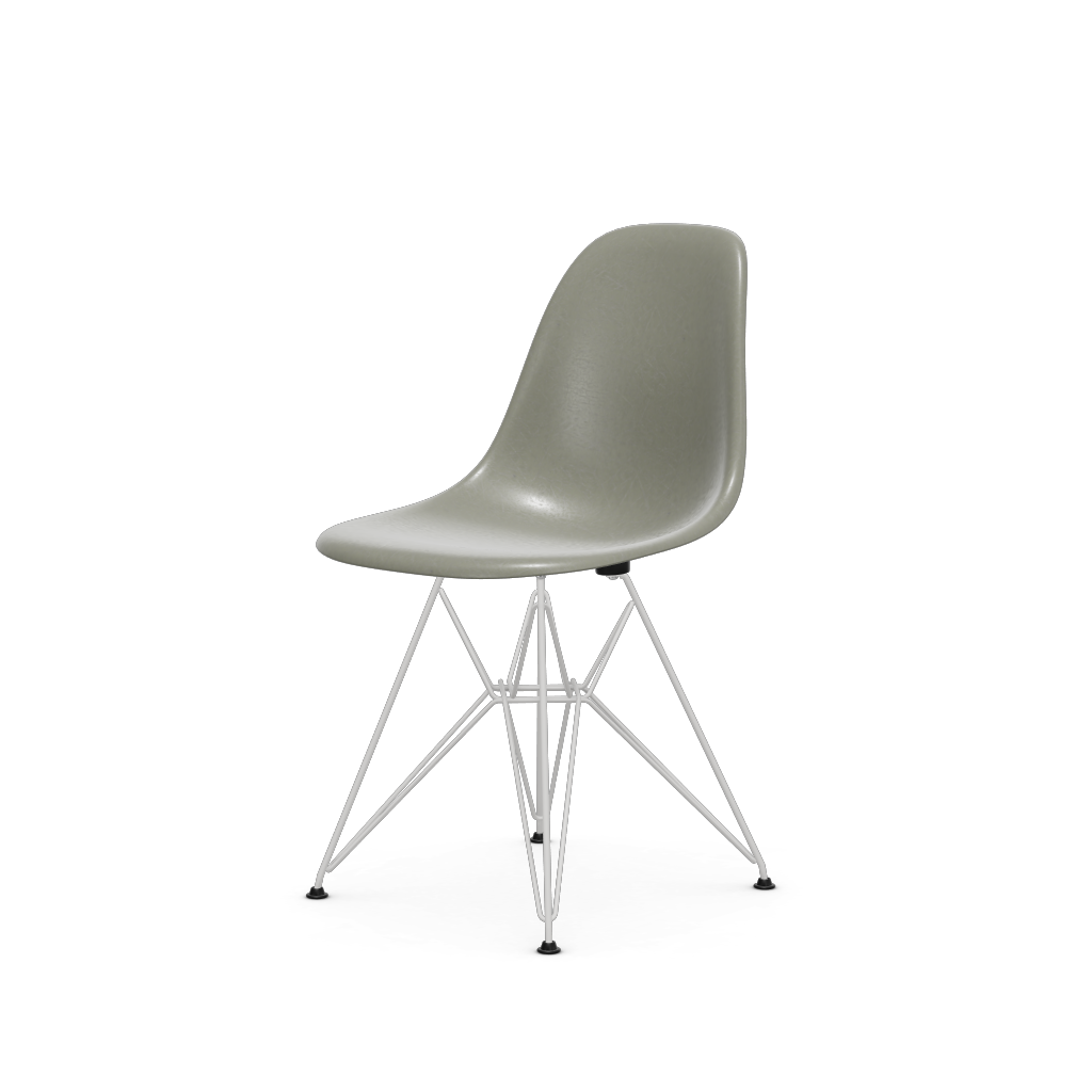Eames Fiberglass Side Chair DSR (without upholstery).