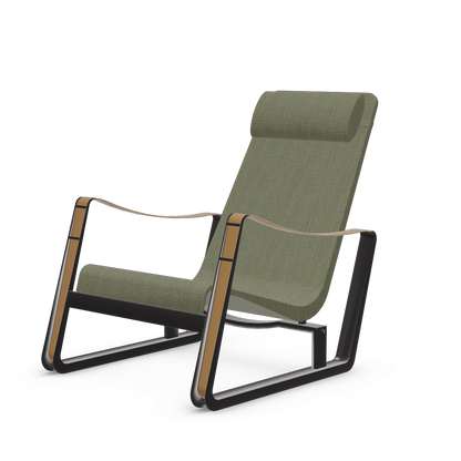 Cite Lounge Chair (deep black powder-coated (smooth)) by Vitra
