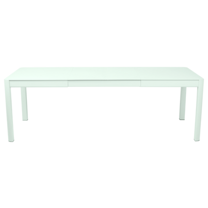RIBAMBELLE TABLE WITH 2 EXTENSIONS 149/234 X 100 CM by Fermob #ICE MINT